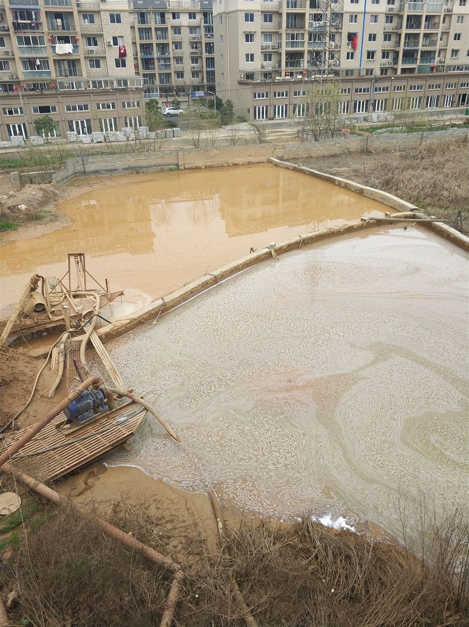 阎良沉淀池淤泥清理-厂区废水池淤泥清淤