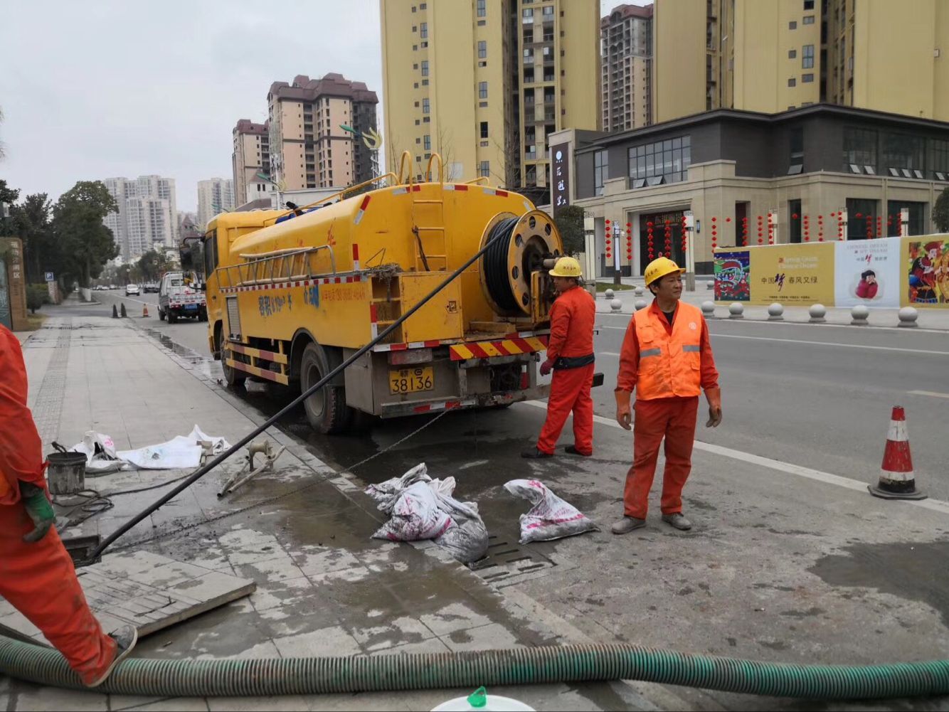 阎良排污管道清淤-管道清洗