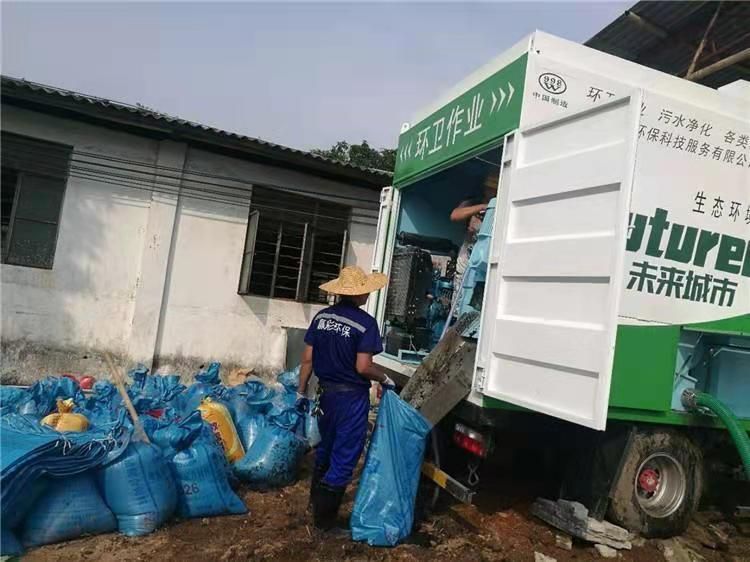 阎良工业污泥压干处理